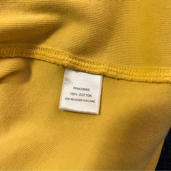 Pendleton Women’s Yellow Size Large 100% Cotton V-Neck Quarter Sleeve Comfy - Picture 8 of 10